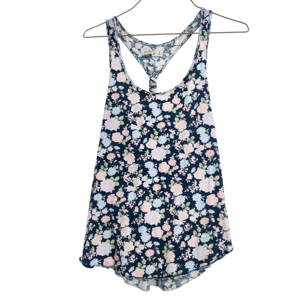 Abercrombie & Fitch Floral Tank Top Womens Size Medium M